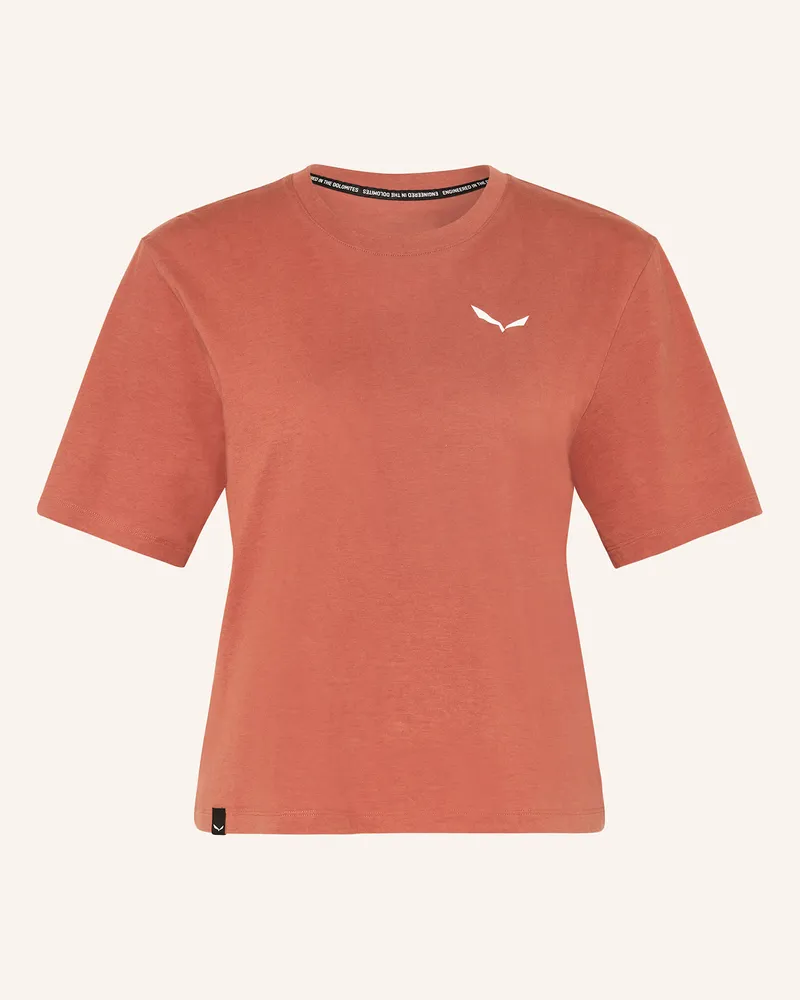 Salewa T-Shirt EAGLE SUNSET Dunkelorange