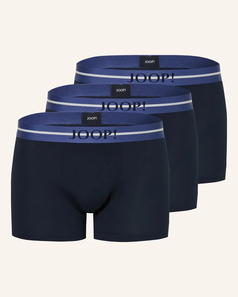 JOOP! 3er-Pack Boxershorts blau Dunkelblau