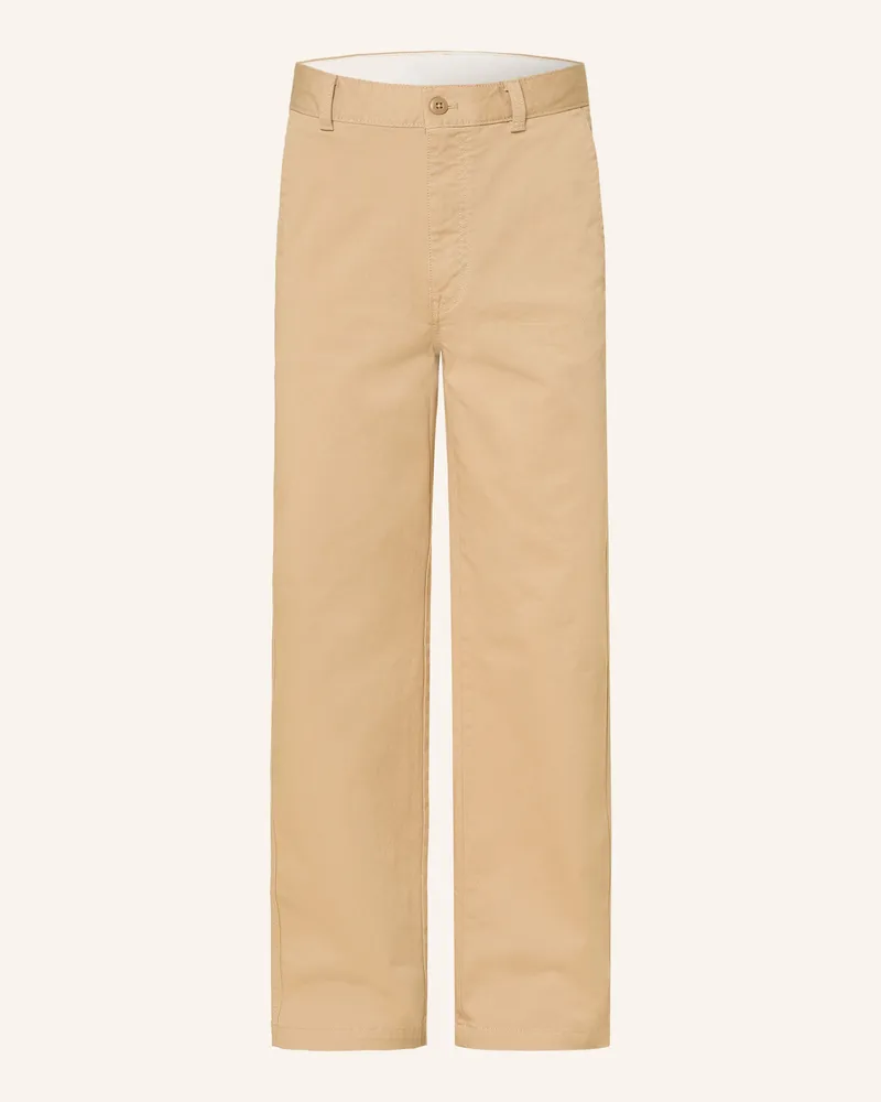 Calvin Klein Chino Baggy Relaxed Fit beige Hellbraun