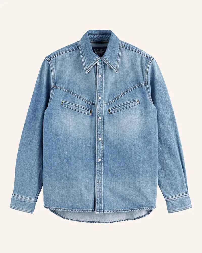 Scotch&Soda Jeans-Overshirt blau Hellblau