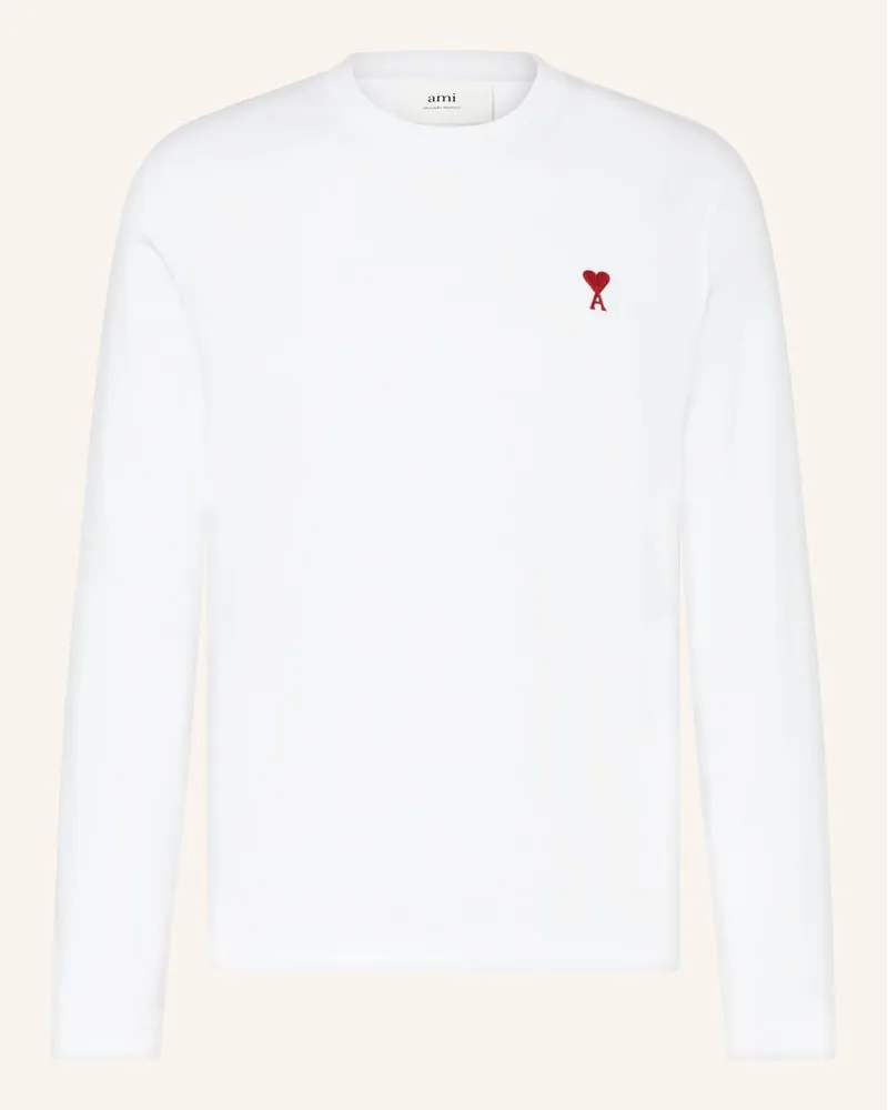 AMI Paris Longsleeve Weiss