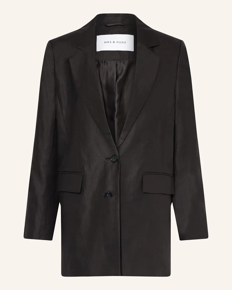 Mrs & HUGS Longblazer Schwarz