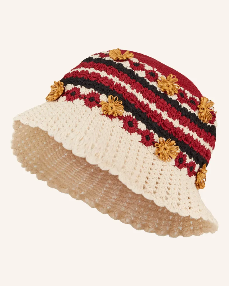Claudie Pierlot Bucket-Hat Dunkelrot