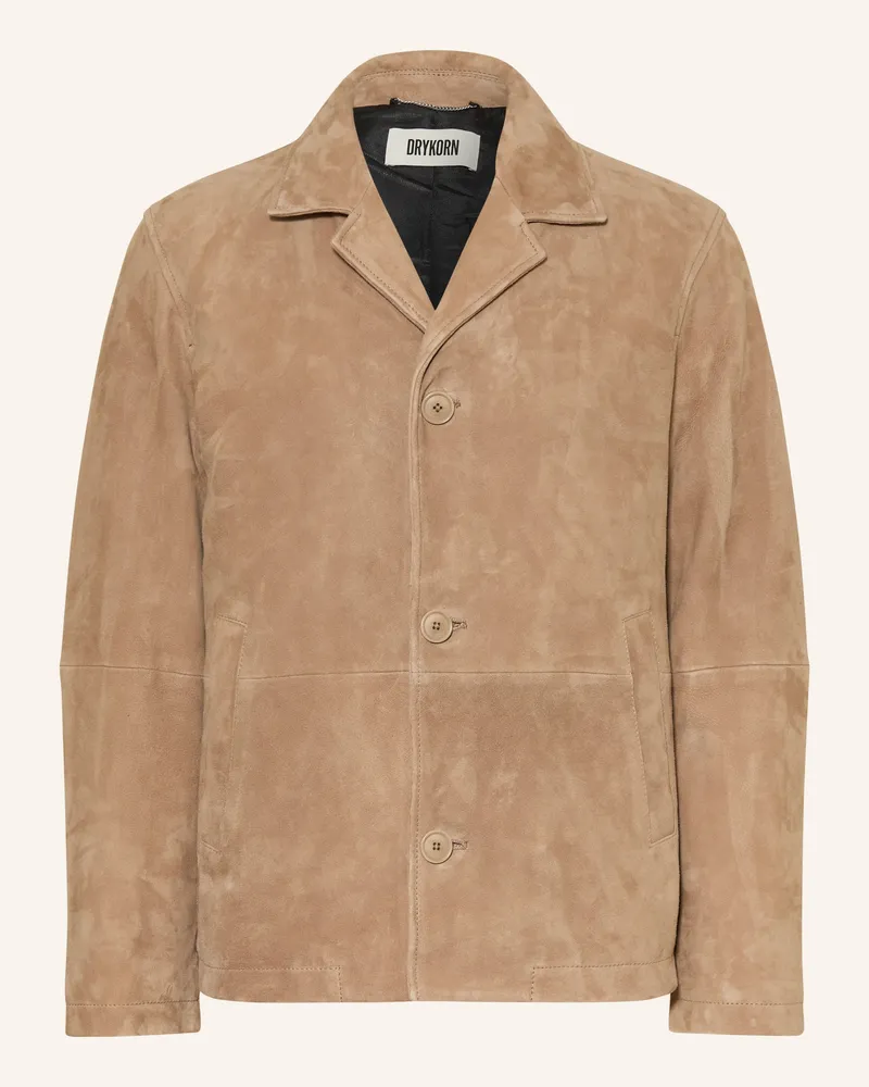 Drykorn Lederjacke Louvin beige Hellbraun