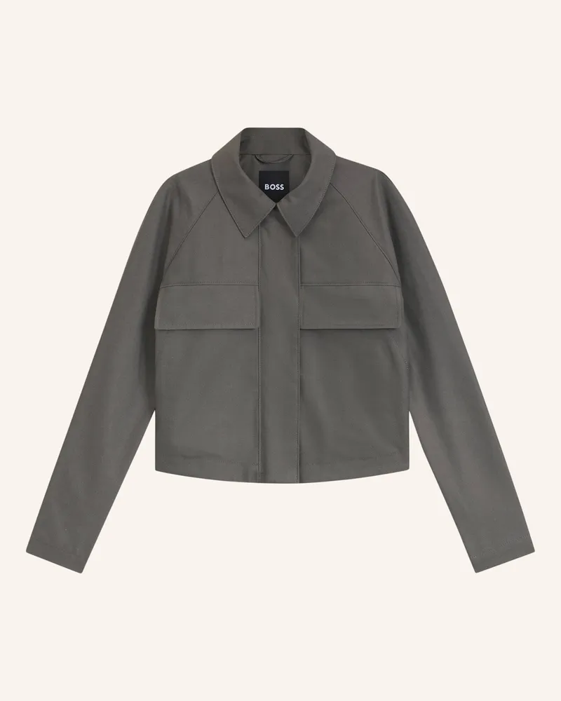 HUGO BOSS Blazer Jentra Relaxed Fit braun 
