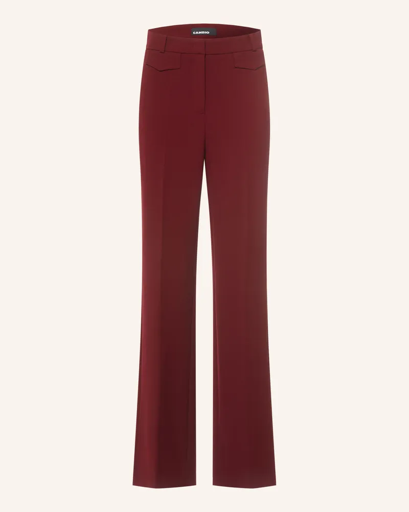 Cambio Marlenehose Famous rot Dunkelrot