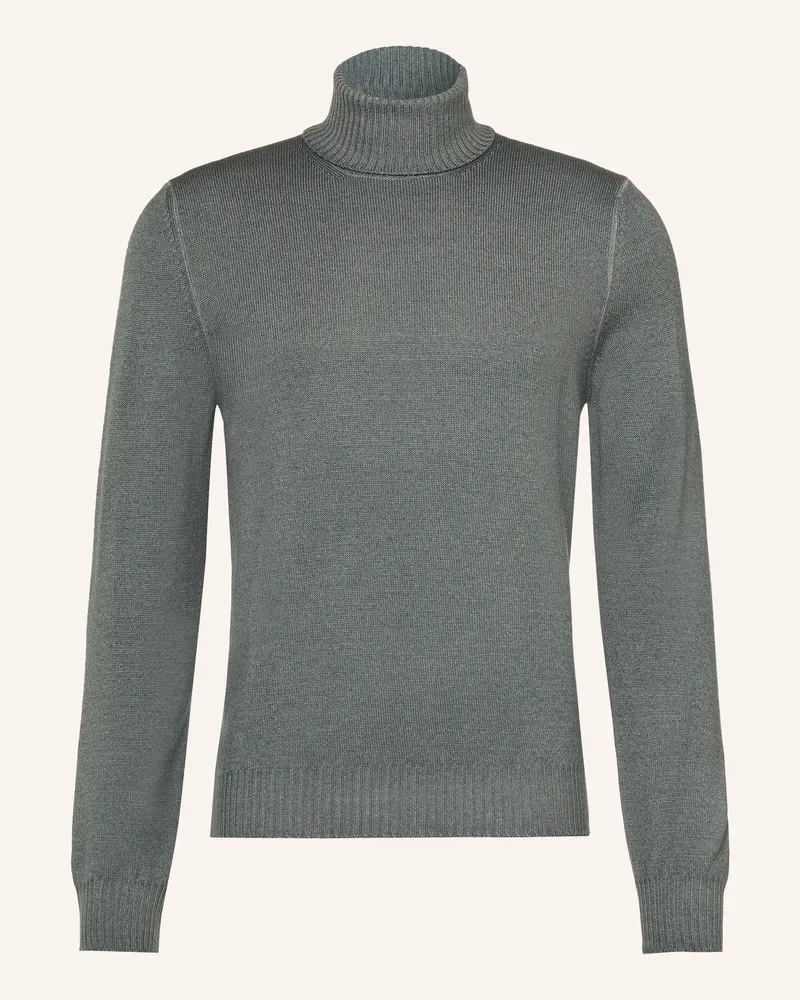 Gran Sasso Rollkragenpullover gruen Grün