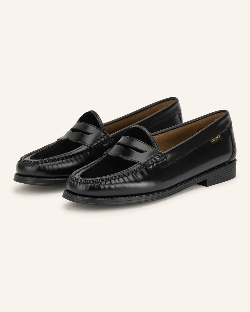 G.H. Bass & Co. Penny-Loafer Easy Weejun schwarz Schwarz