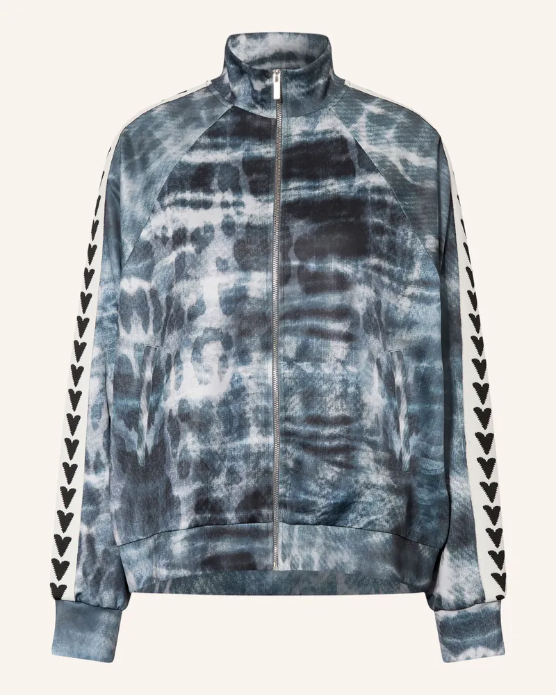 Yippie Hippie Sweatjacke Mit Galonstreifen blau Dunkelblau