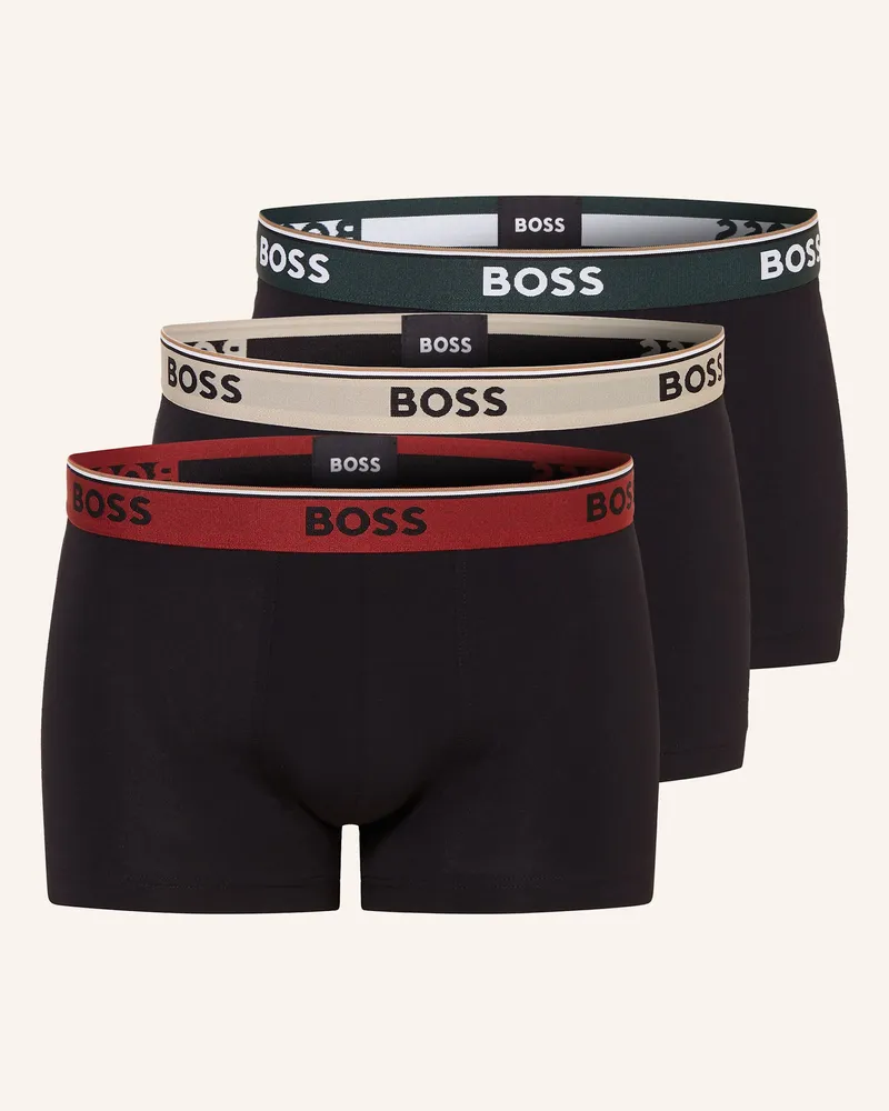 HUGO BOSS 3er-Pack Boxershorts POWER Schwarz