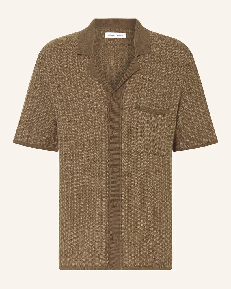 Samsøe & Samsøe Resorthemd Sarhys Comfort Fit braun Khaki