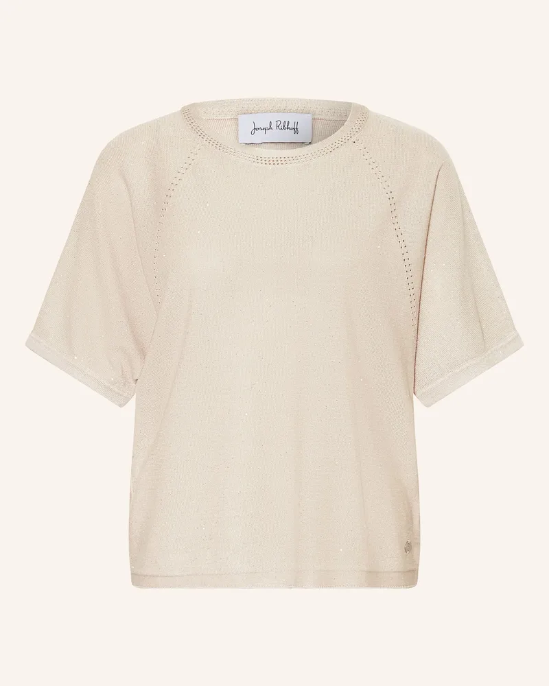 Joseph Ribkoff Strickshirt Mit Pailletten beige Beige