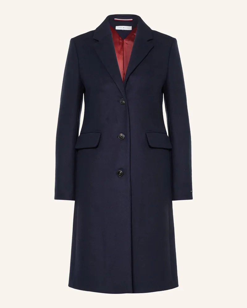 Tommy Hilfiger Wollmantel blau Dunkelblau