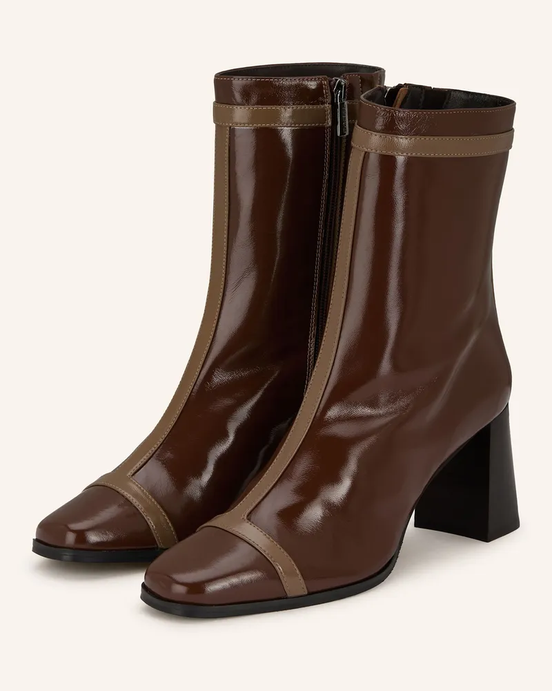 Carel Lack-Stiefeletten CATHERINE Braun