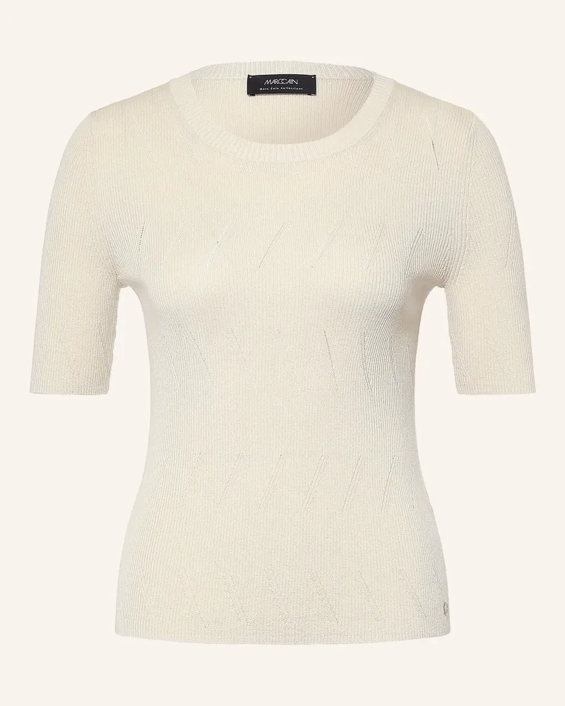 Marc Cain Strickshirt Mit Glitzergarn gelb 126