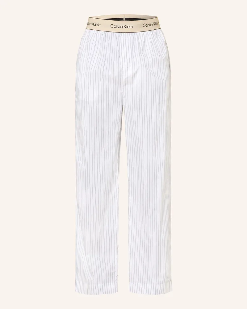 Calvin Klein Schlafhose Weiss