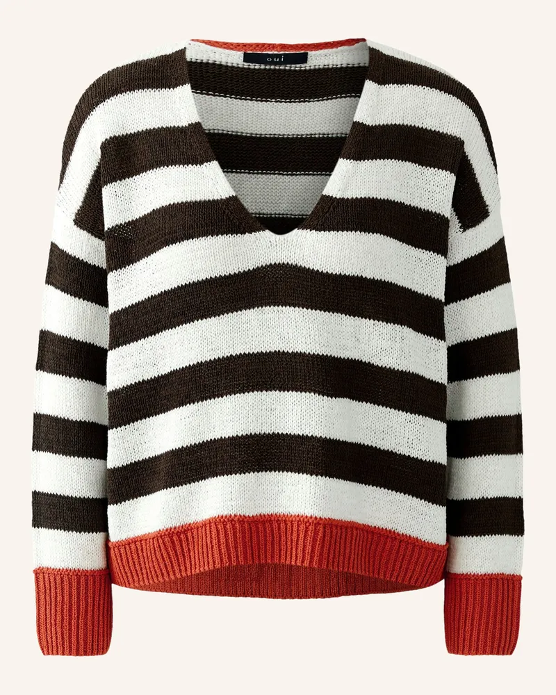 Oui  Pullover Weiss