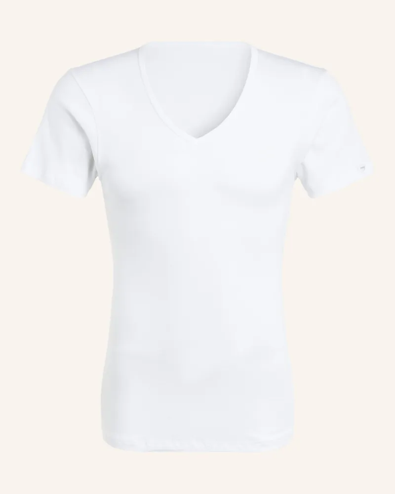 Mey V-Shirt Serie Noblesse weiss Weiss