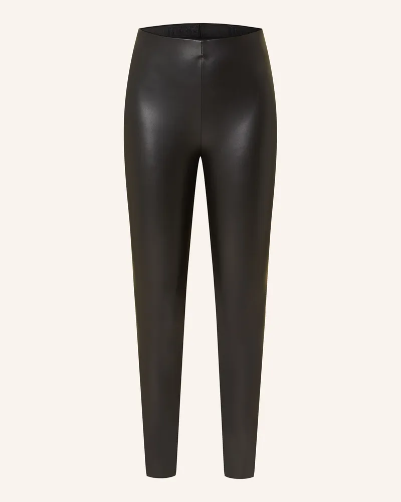 Wolford Leggings JO im Materialmix Schwarz