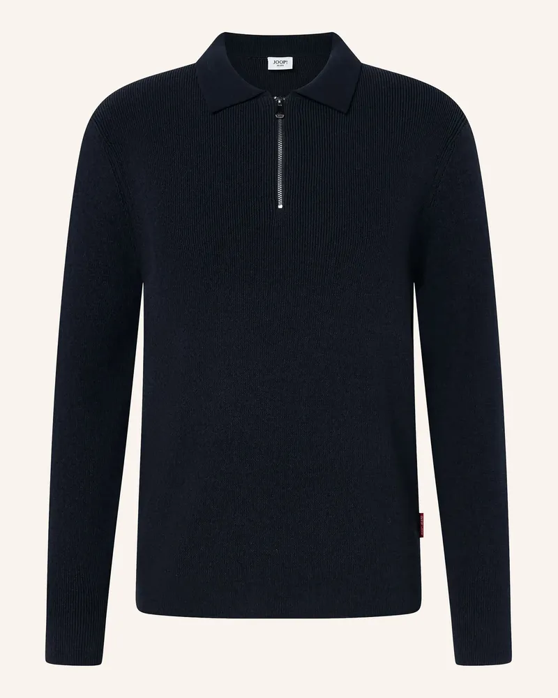 JOOP! Strick-Poloshirt Chilesco blau Dunkelblau