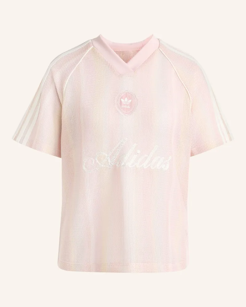 adidas Strickshirt blau Rosa