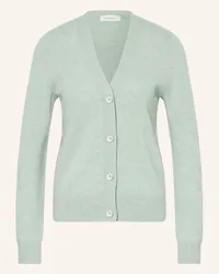 Darling Harbour Strickjacke aus Cashmere Gruen