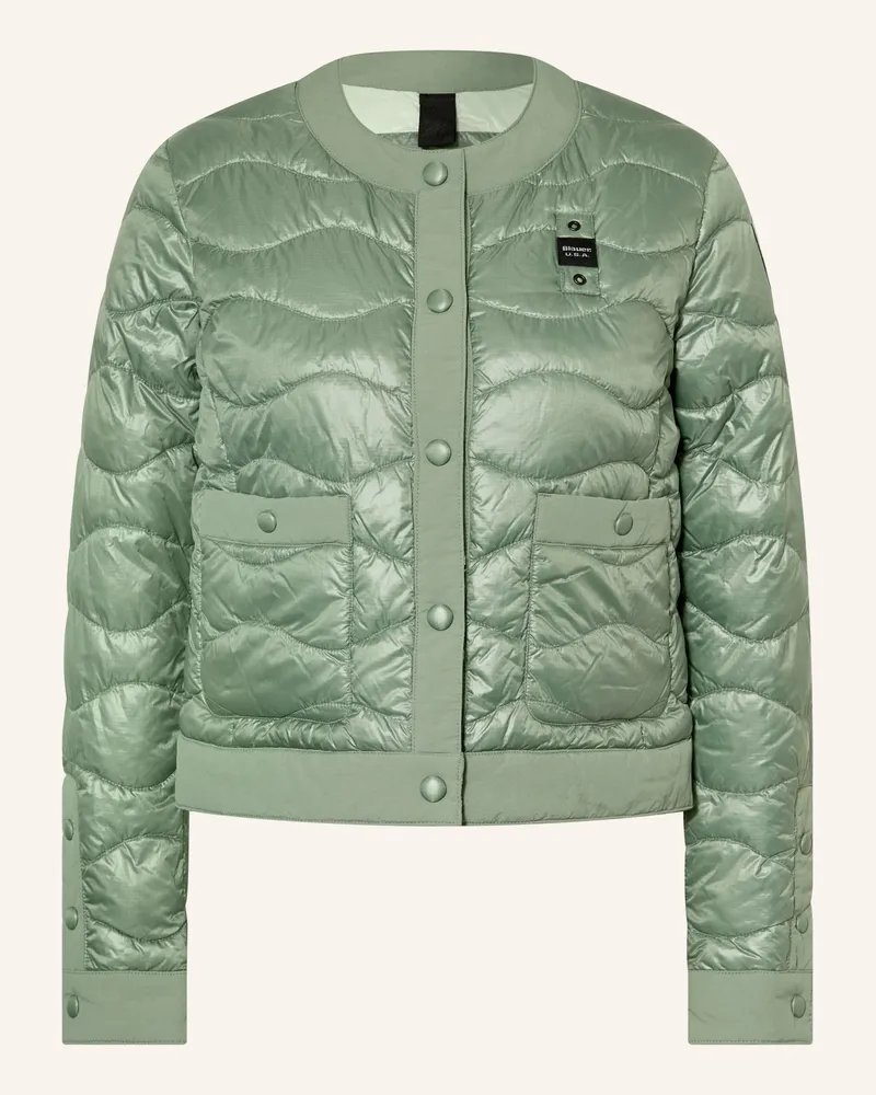 Blauer Steppjacke Hadley gruen Grün