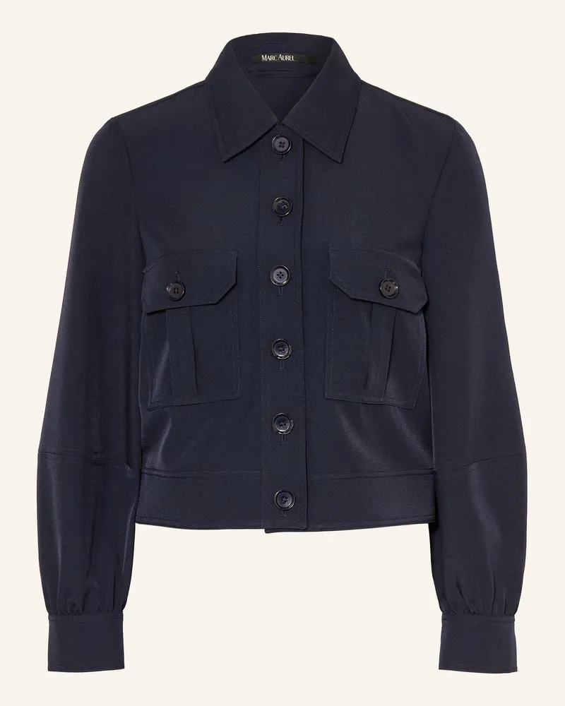 MARC AUREL Kastenjacke blau Dunkelblau