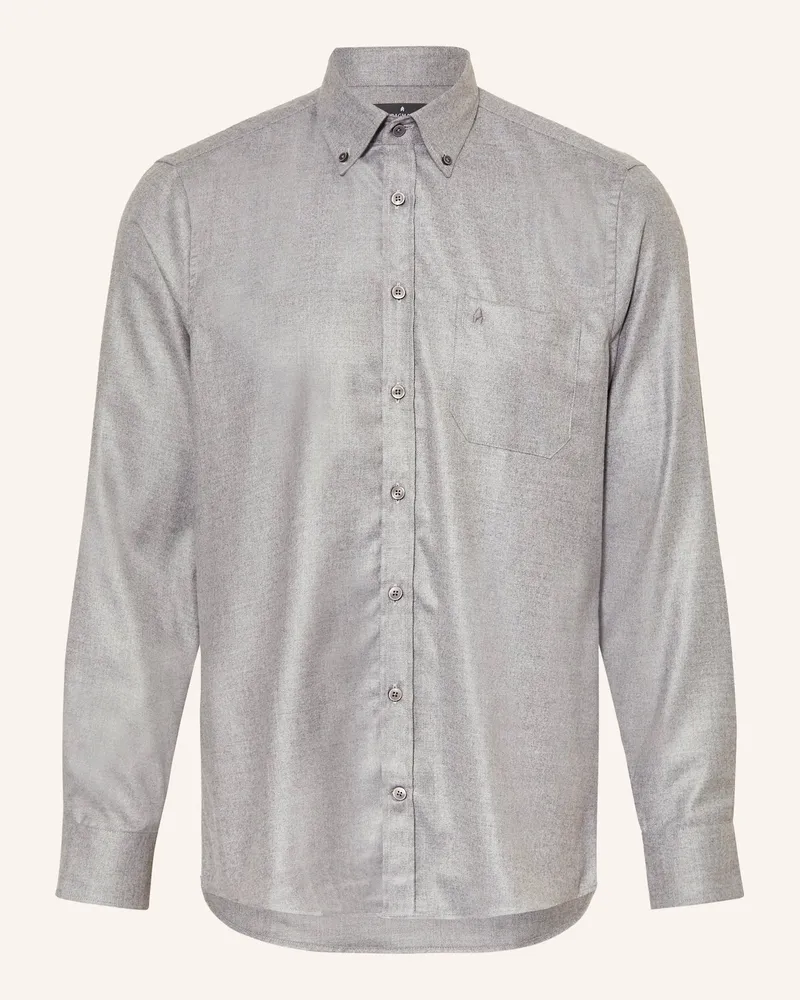 Ragman Hemd Comfort Fit Grau