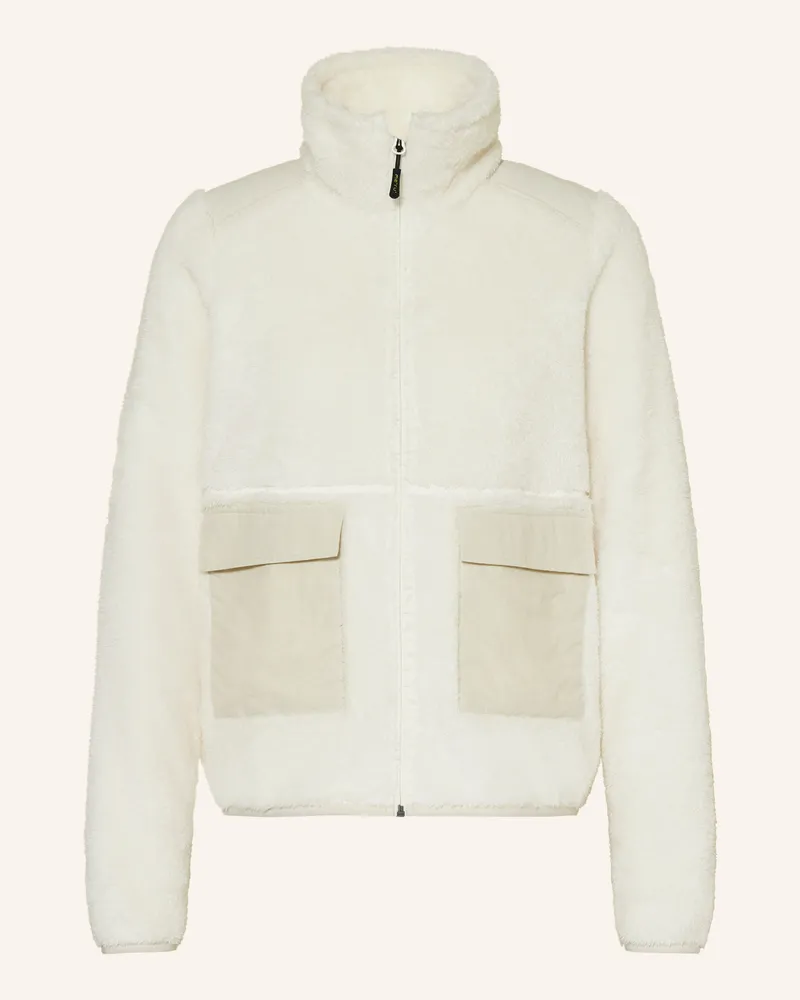 me°ru' Fleecejacke Nunavut weiss Ecru