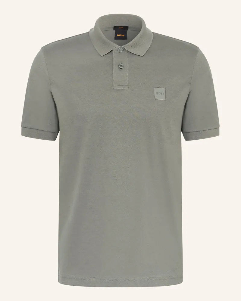 HUGO BOSS Jersey-Poloshirt PASSENGER Grau