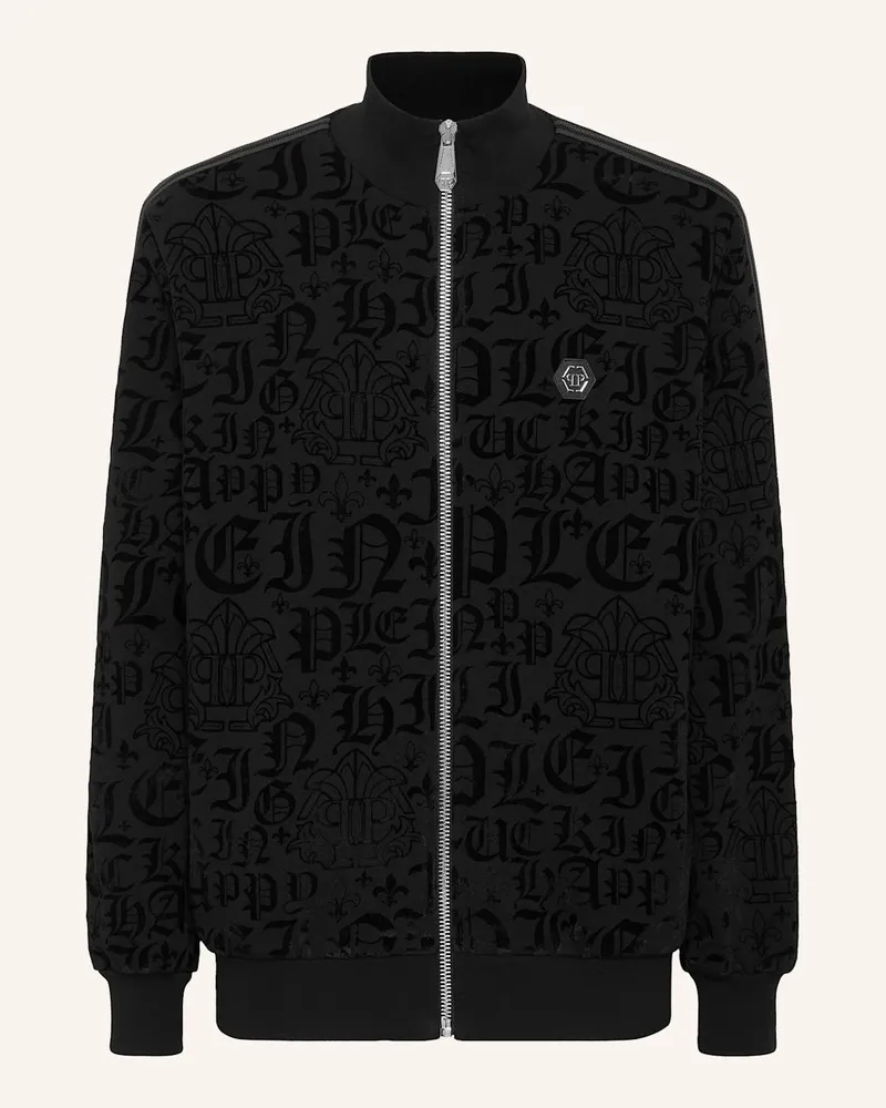 Philipp Plein Sweatjacke GOTHIC PLEIN Schwarz