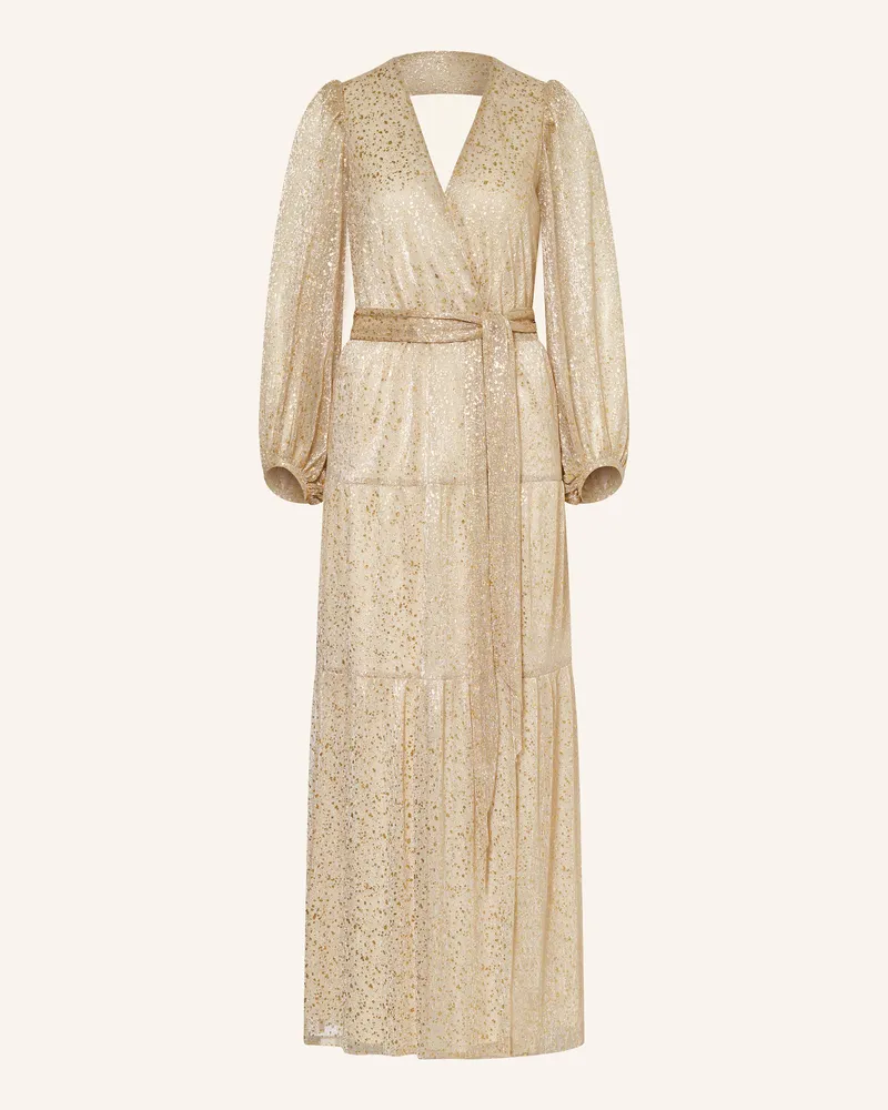 ba&sh Kleid Cala In Wickeloptik Mit Cut-Out gold Gold