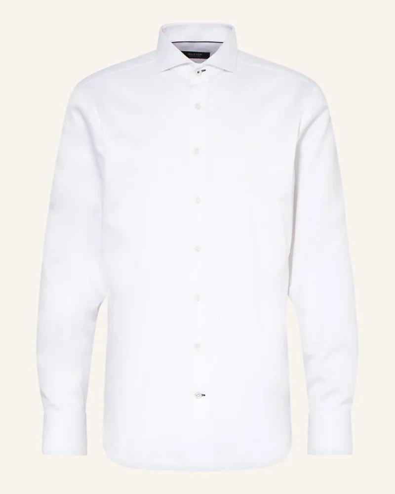 Olymp Hemd Tailored Fit weiss Weiss