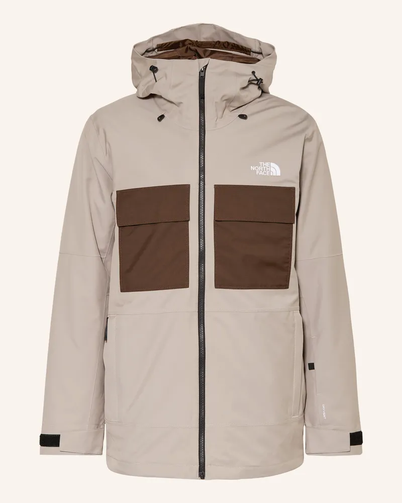 The North Face Skijacke Fourbarrel Triclimate beige Grau