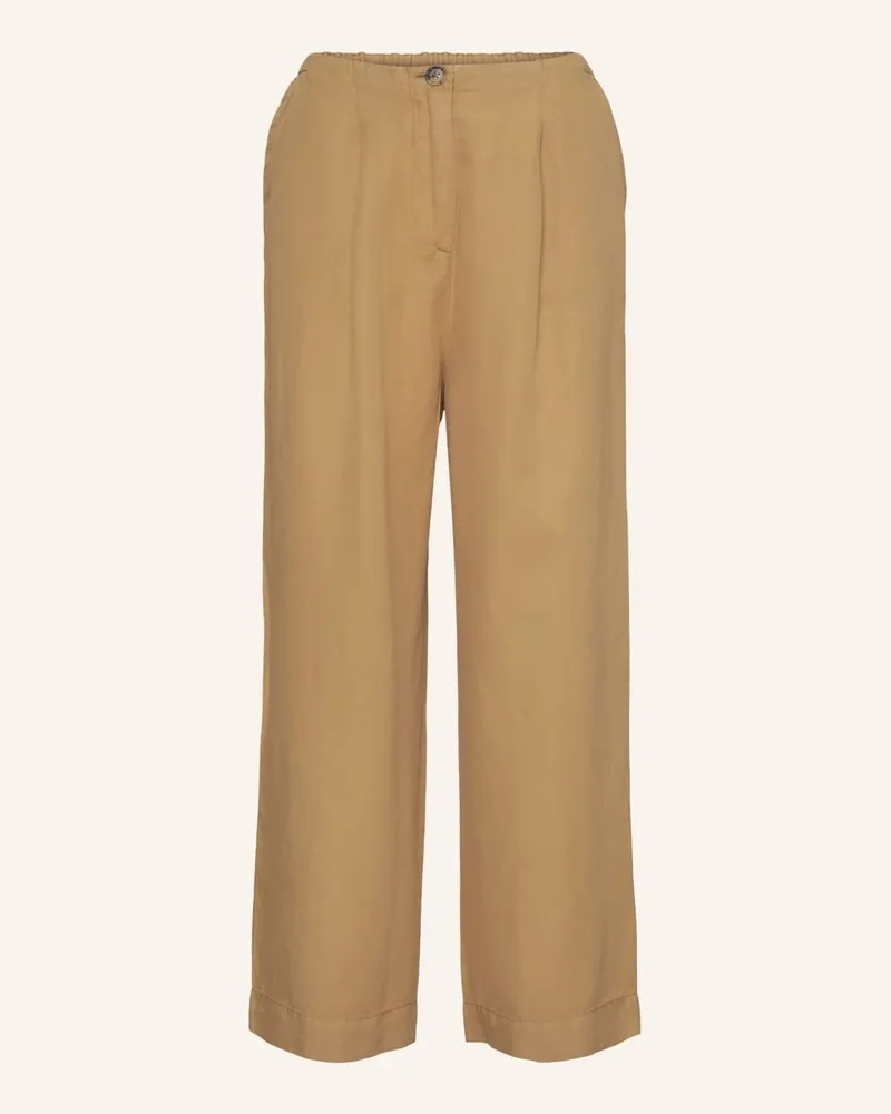 Marc O'Polo Bundfaltenhose Beige