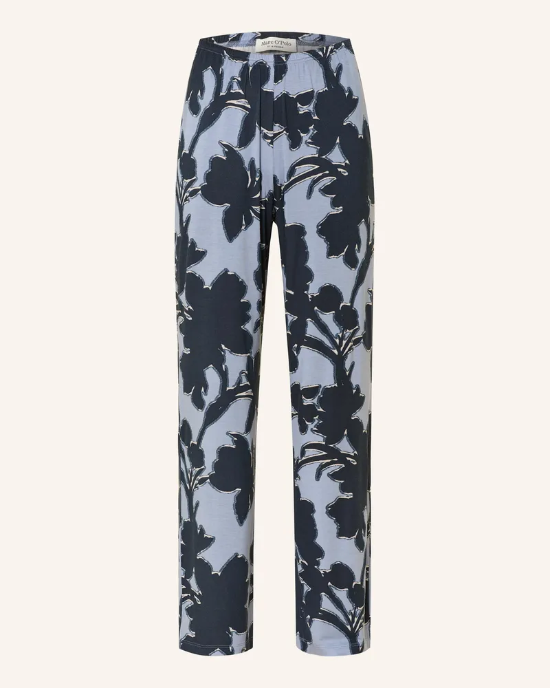 Marc O'Polo Schlafhose blau Hellblau