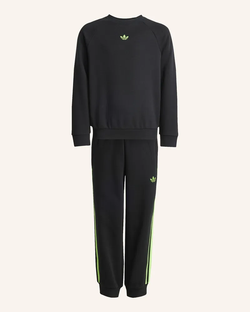 adidas KIDS CREW SET Schwarz