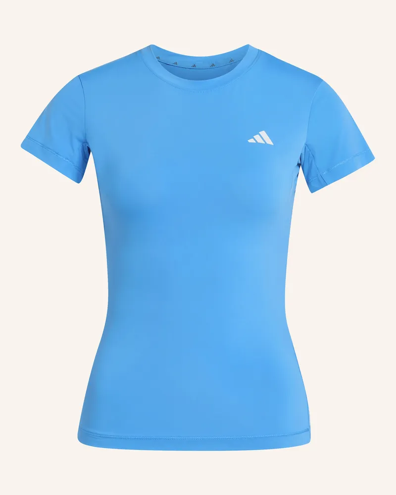 adidas T-Shirt PRIMELIFT ESSENTIALS WORKOUT CONTOUR Blau