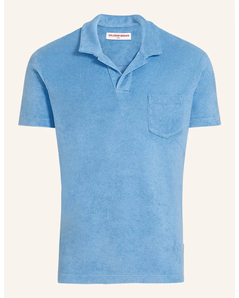 Orlebar Brown Poloshirt TERRY Blau