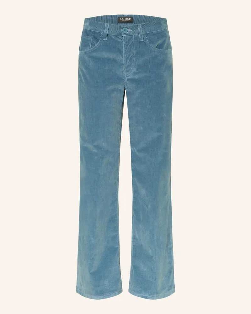 Dondup Cordhose JAQUELINE Blaugrau