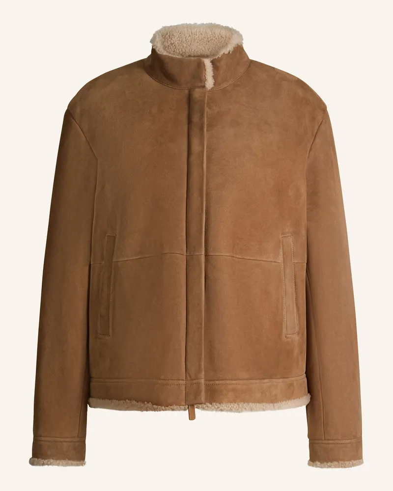 windsor. Lederjacke braun Braun