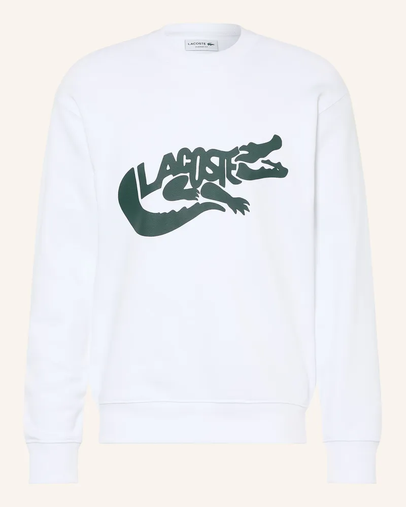 Lacoste Sweatshirt weiss Weiss