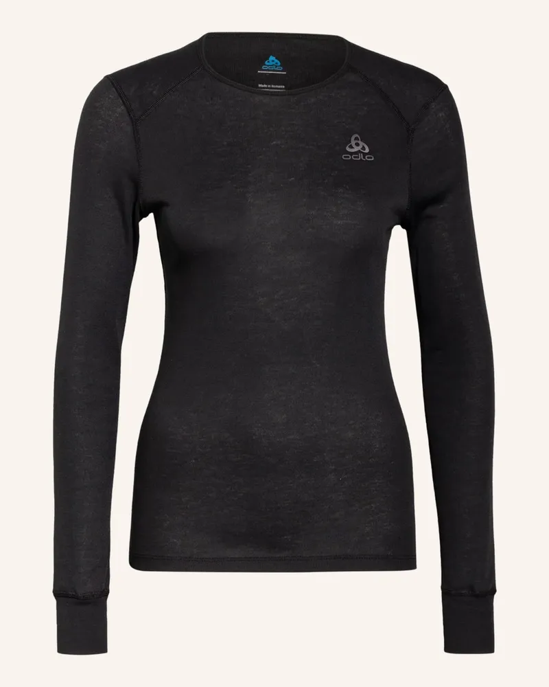 Odlo Funktionswäsche-Shirt Active Warm Eco schwarz Schwarz