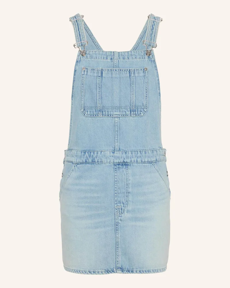 7 for all mankind Dungaress Skirt blau Blau