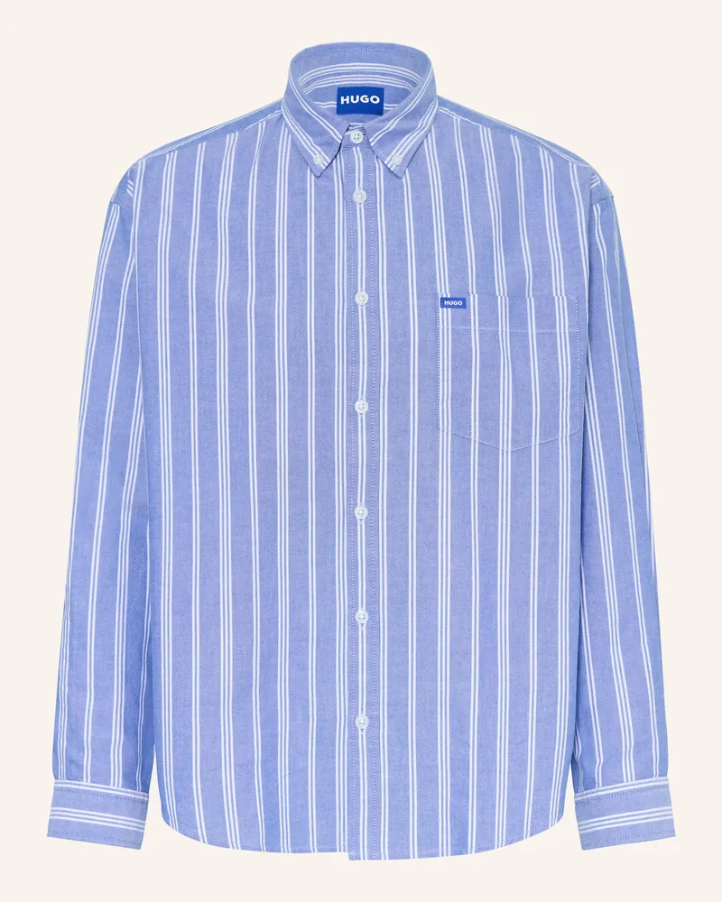 HUGO BOSS Hemd Ebill Comfort Fit blau Hellblau