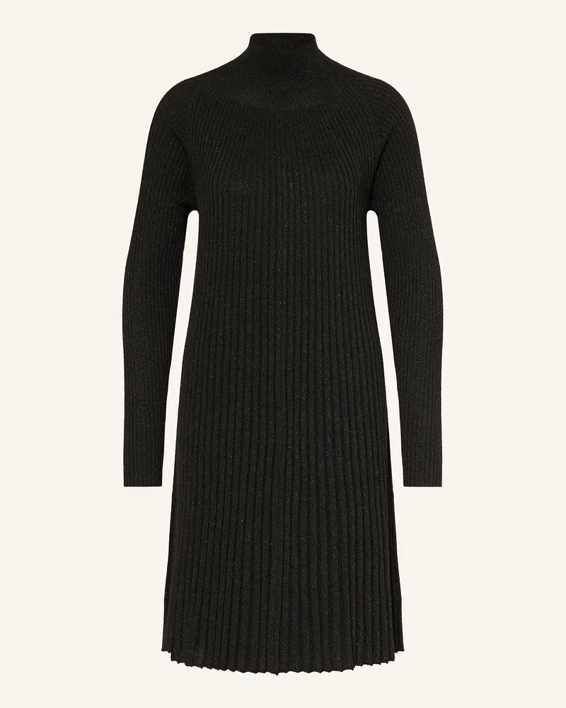 hemisphere Strickkleid mit Glitzergarn Schwarz