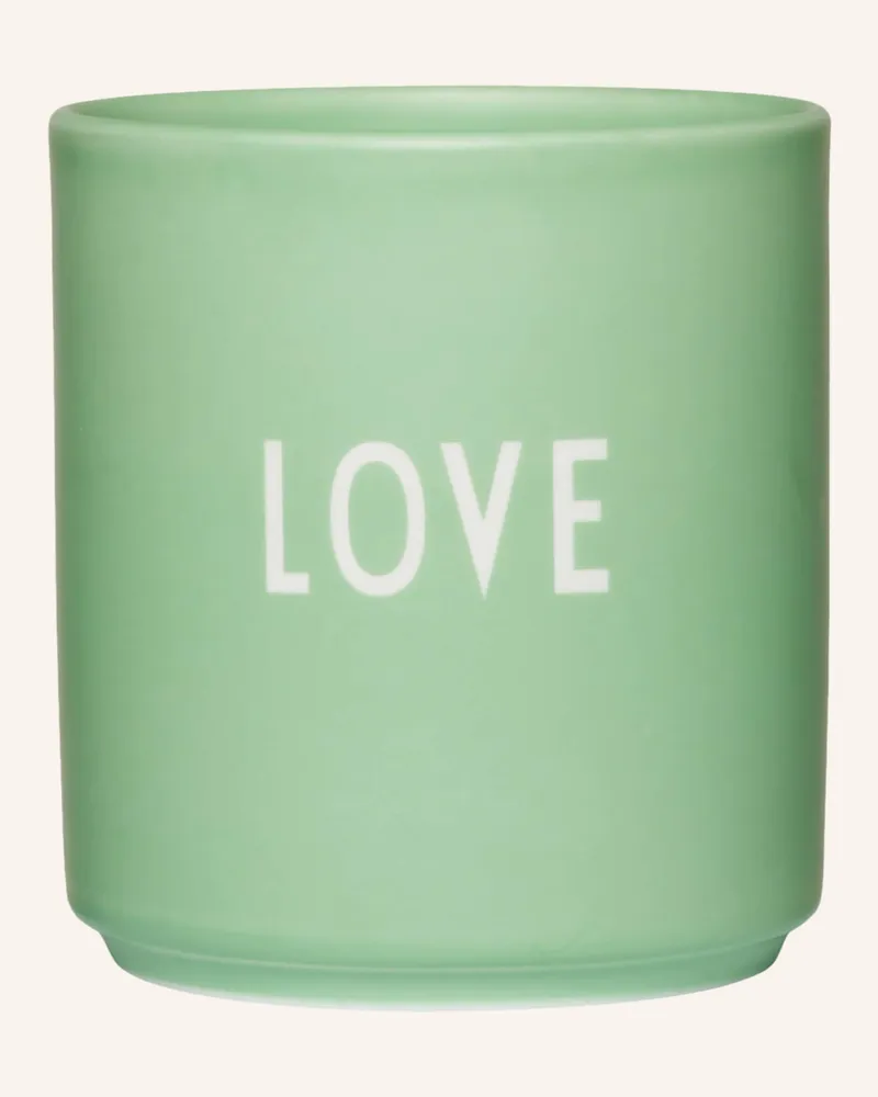 DESIGN LETTERS Becher gruen Mint