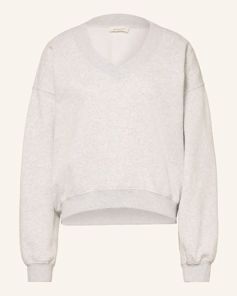 American Vintage Sweatshirt Baptown grau Hellgrau