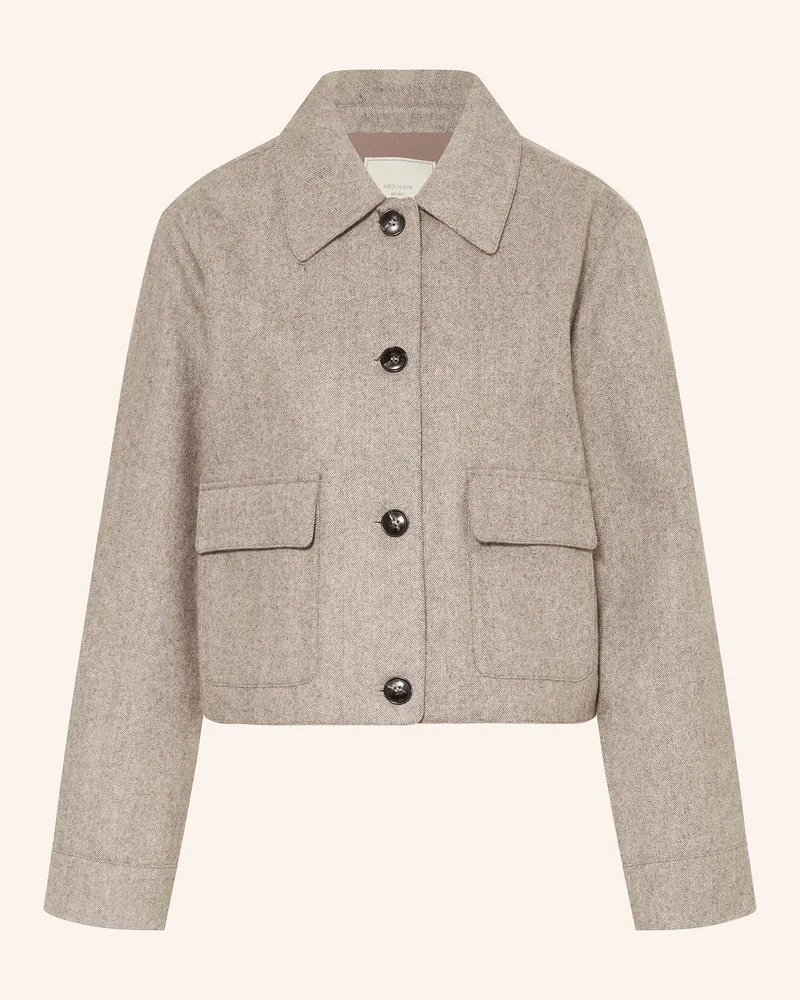 Neo Noir Kastenjacke ROMANA Braun